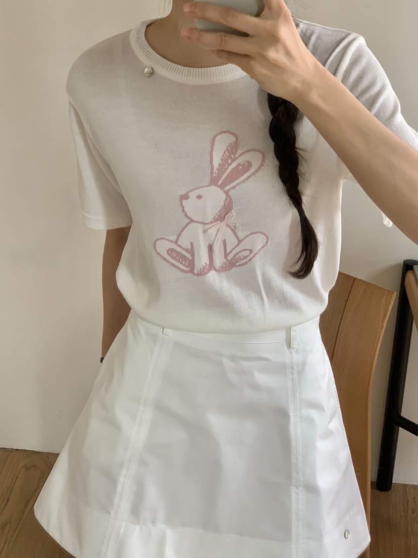 RE:OPENING韓國㊣直郵東大門代購女裝新品推薦熱賣針織衫兔子RE:OPENING針織衫