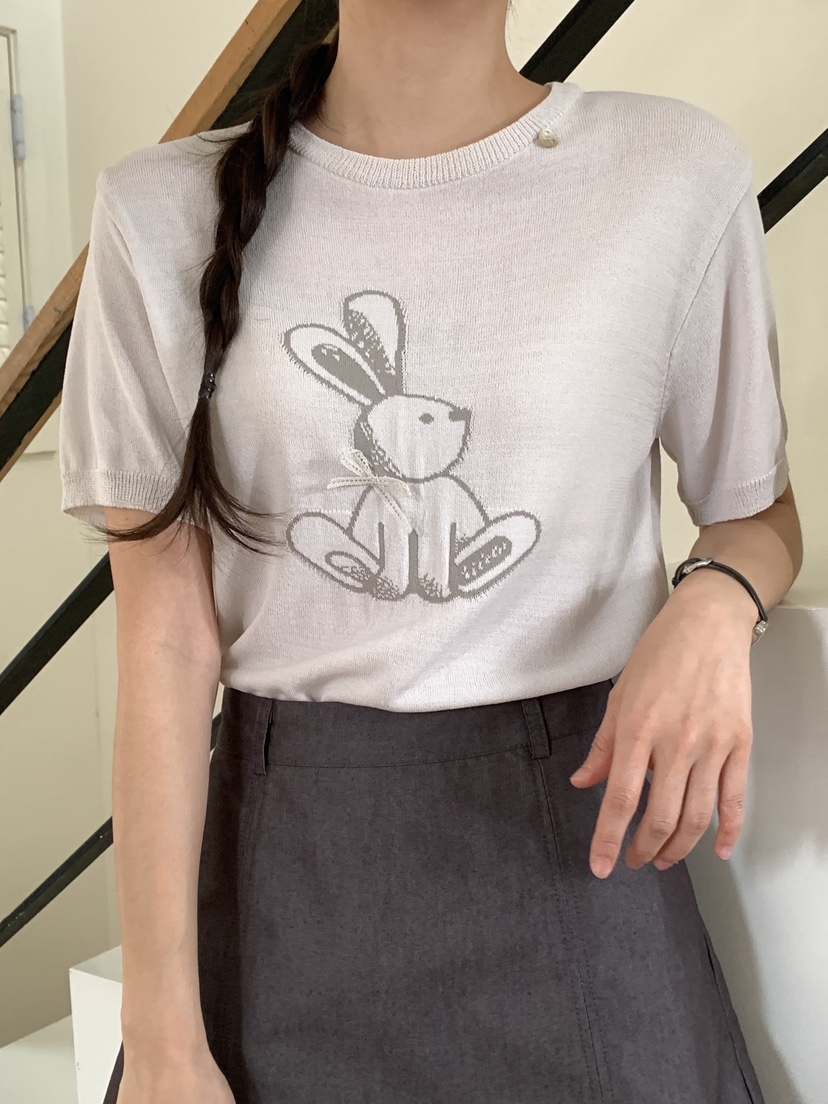 RE:OPENING韓國㊣直郵東大門代購女裝新品推薦熱賣針織衫兔子RE:OPENING針織衫