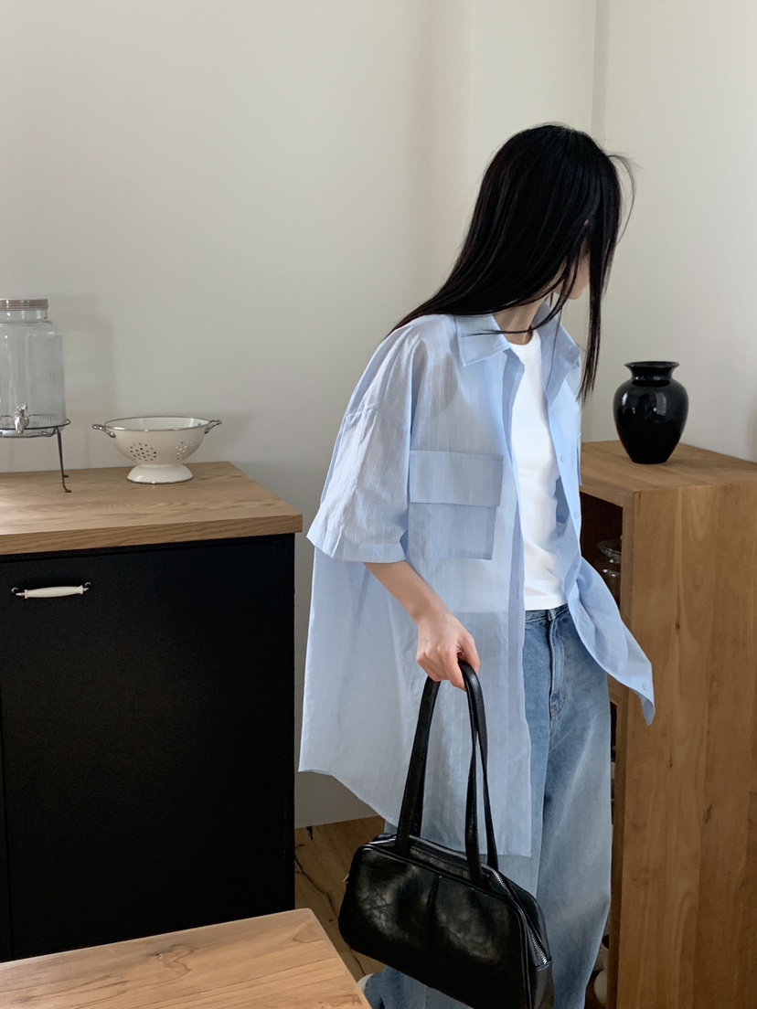 ZITTEN韓國直郵㊣女裝新品25春夏人氣推薦休閑襯衫蕾絲衫透視ZITTEN襯衫/蕾絲衫