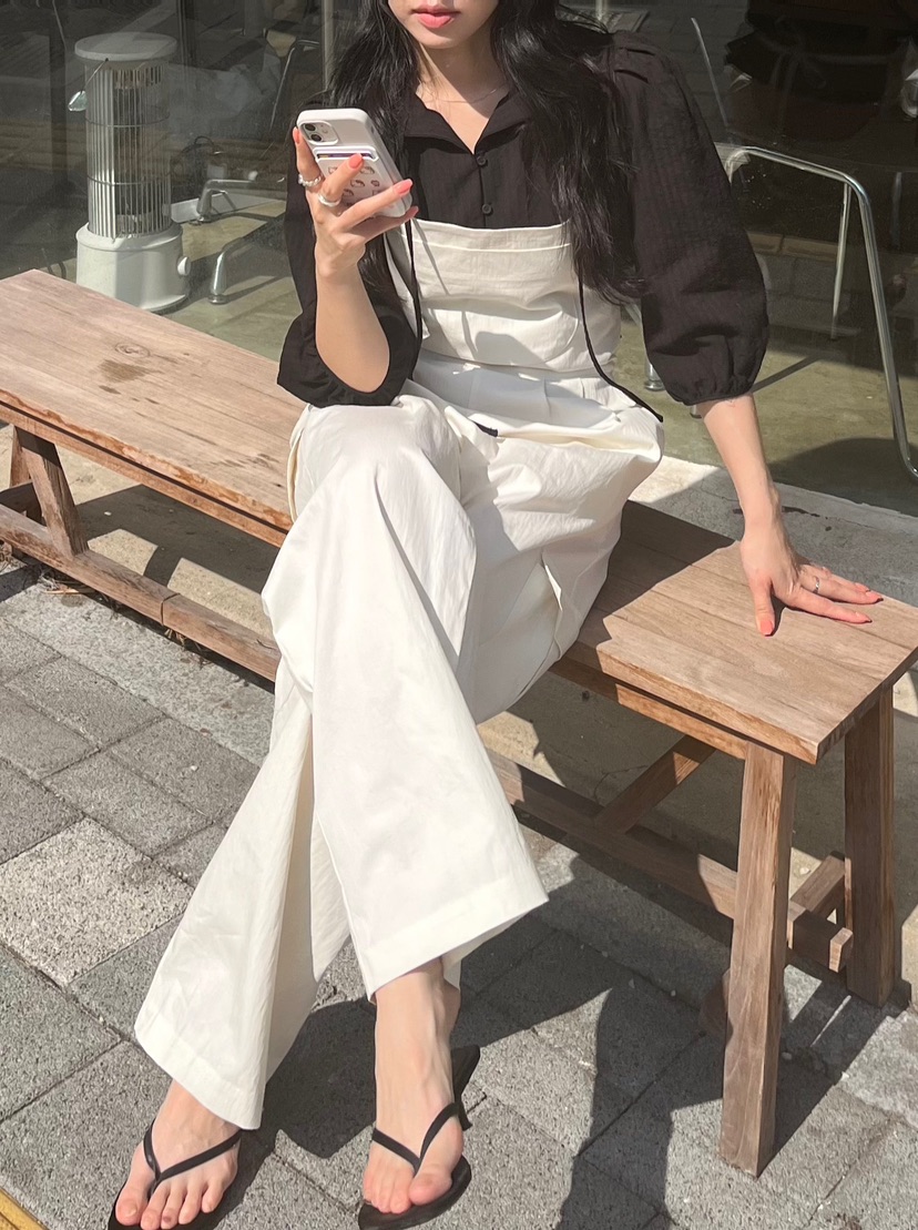 LEMATIN韓國直郵㊣女裝新款時尚熱賣人氣休閑25春夏推薦背帶褲LEMATIN背帶褲