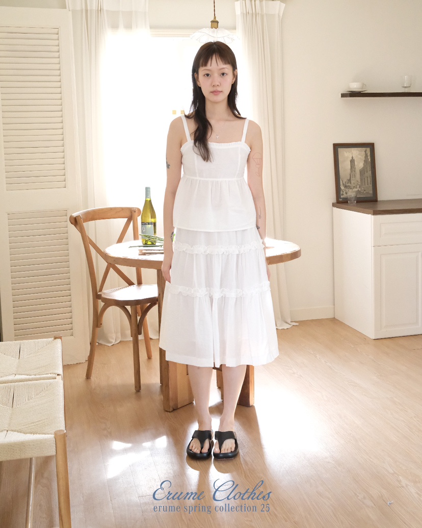 ERUME韓國直郵㊣女裝新品熱賣人氣休閑時尚25春夏半身裙中短裙ERUME半身裙/中短裙