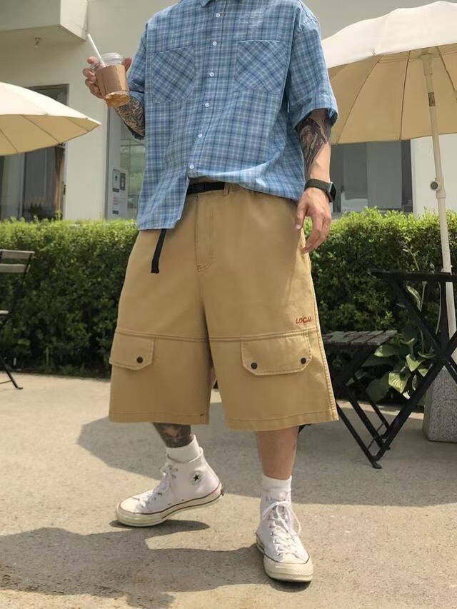 ANSWER直郵韓國代購㊣女裝新品推薦休閑熱賣25春夏短褲男女同款ANSWER短褲