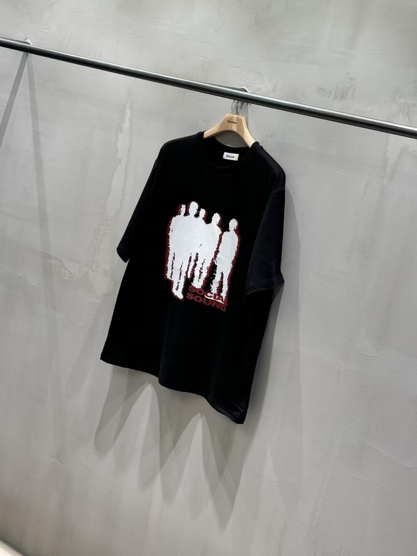 ANSWER韓國直郵㊣女裝新品人氣休閑熱賣25春夏時尚T恤男女同款ANSWERT恤圖色4
