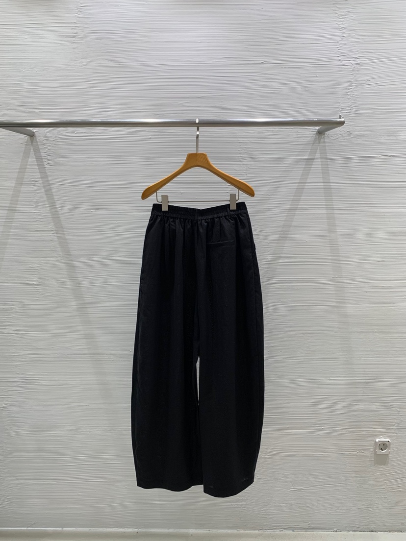 LUCY SALON直郵韓國代購㊣女裝新品推薦時尚25春夏休閑褲亞麻LUCY SALON休閑褲