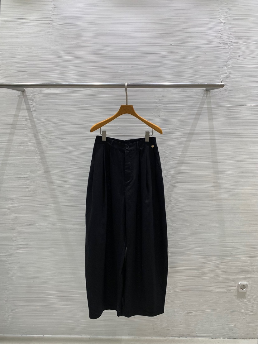 LUCY SALON直郵韓國代購㊣女裝新品推薦時尚25春夏休閑褲亞麻LUCY SALON休閑褲圖色2