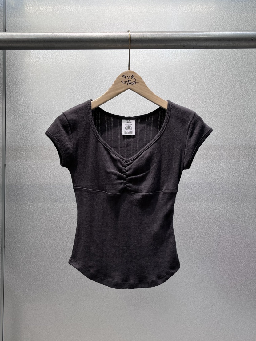 VARY COON直郵韓國代購㊣女裝新品25春夏時尚人氣熱賣休閑T恤GVR-VARY COONT恤圖色3