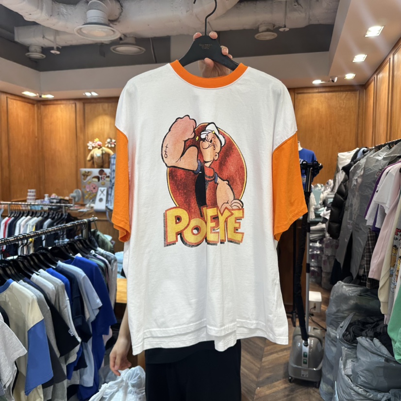 GARMENT-P韓國直郵㊣東大門實拍女裝新品推薦休閑人氣25春夏T恤GARMENTT恤圖色1