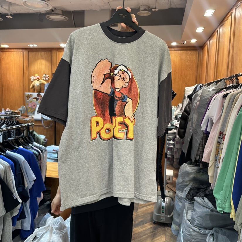 GARMENT-P韓國直郵㊣東大門實拍女裝新品推薦休閑人氣25春夏T恤GARMENTT恤圖色3