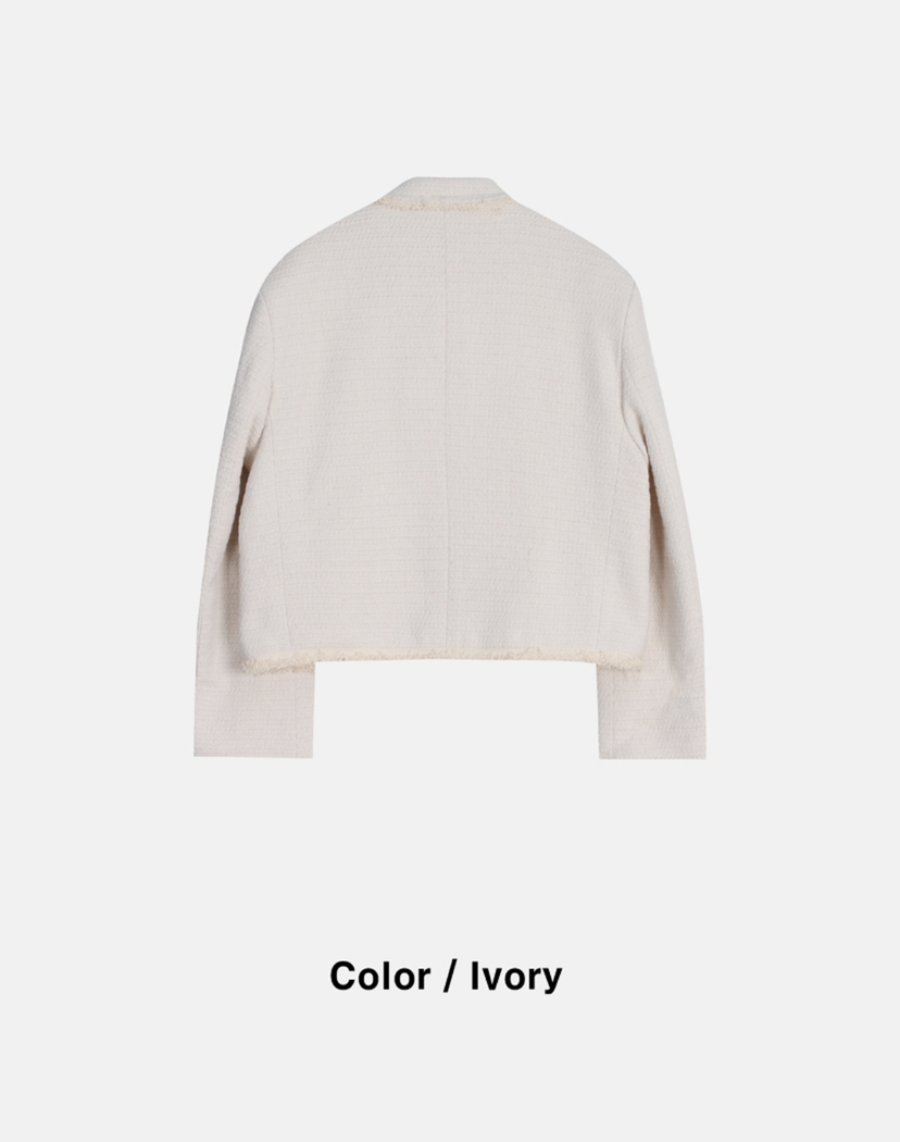 DESIGN BY YOUNG MIN直郵韓國代購㊣女裝新款熱賣休閑夾克DESIGN BY YOUNG MIN夾克