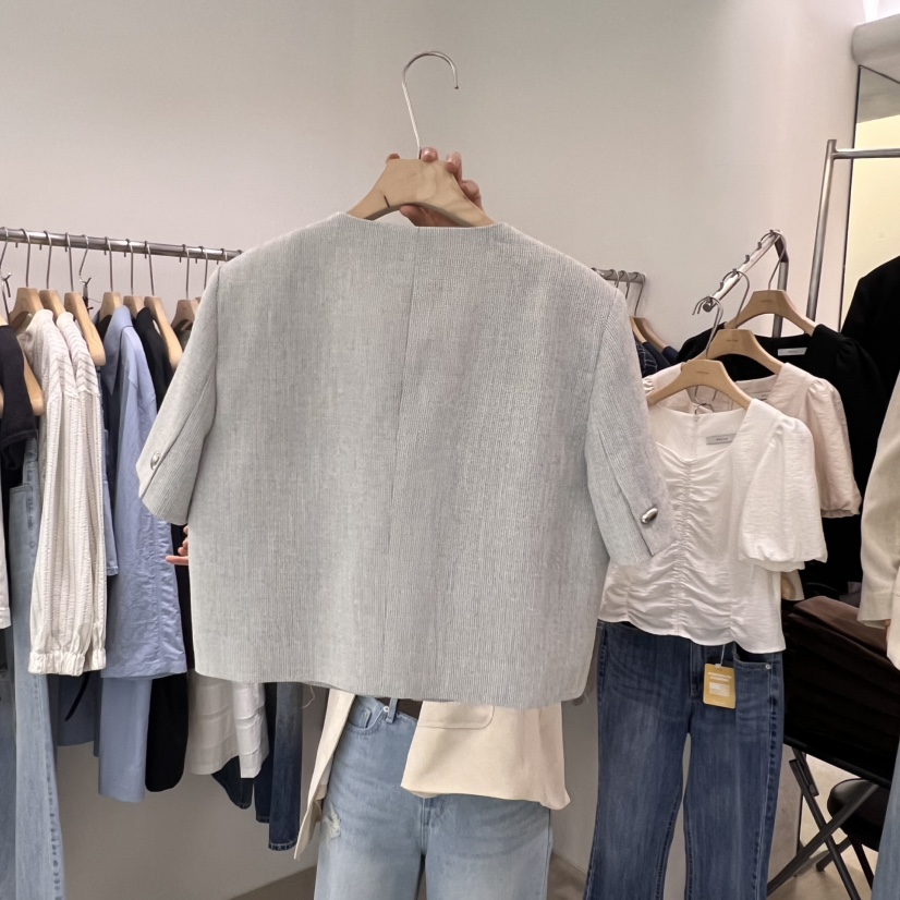 PHILO韓國㊣直郵東大門代購女裝新品25春夏休閑時尚熱賣夾克PHILO夾克