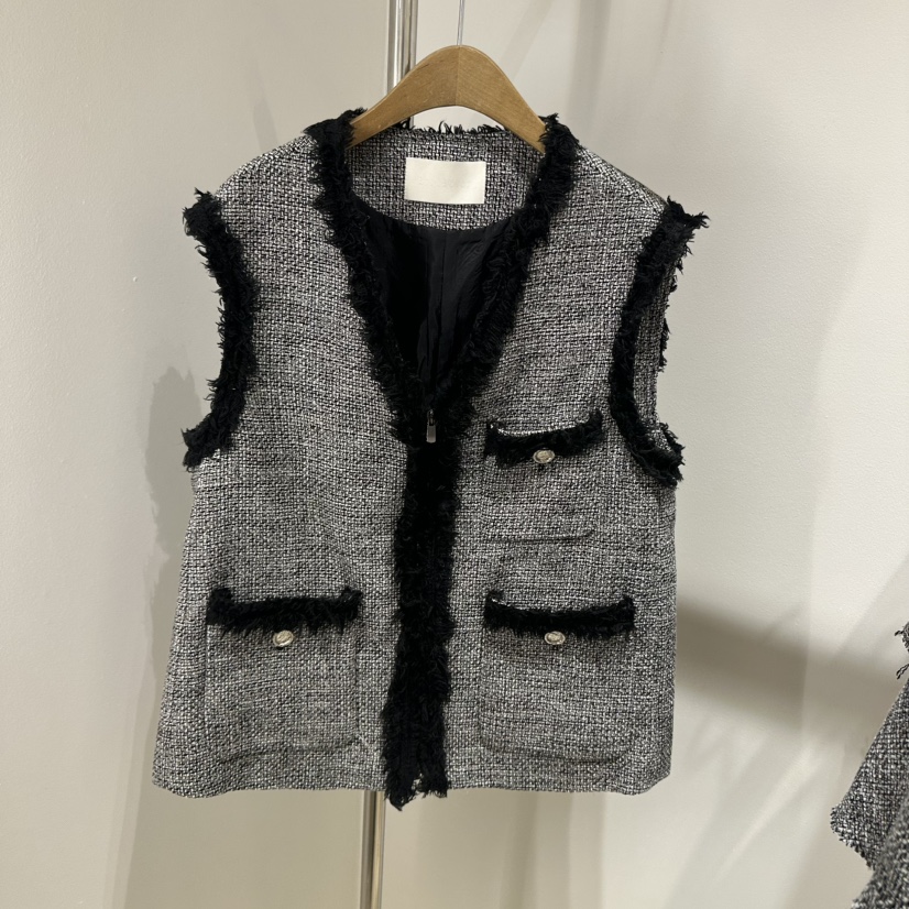ART IS OVER直郵韓國代購㊣女裝新品時尚推薦熱賣25春夏馬甲ART IS OVER馬甲