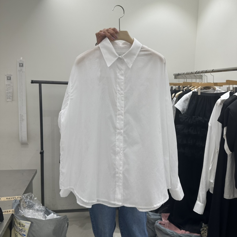 REPELLER直郵韓國代購㊣女裝新品休閑時尚推薦人氣襯衫蕾絲衫REPELLER襯衫/蕾絲衫