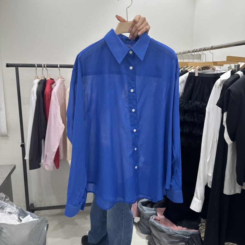 REPELLER直郵韓國代購㊣女裝新品休閑時尚推薦人氣襯衫蕾絲衫REPELLER襯衫/蕾絲衫圖色5