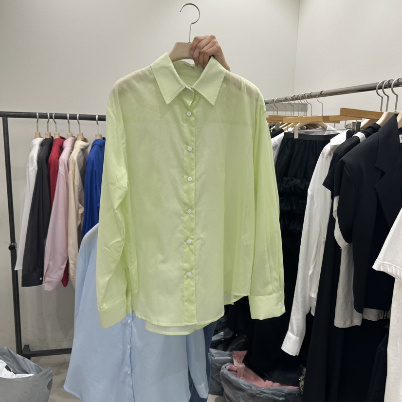 REPELLER直郵韓國代購㊣女裝新品休閑時尚推薦人氣襯衫蕾絲衫REPELLER襯衫/蕾絲衫圖色7
