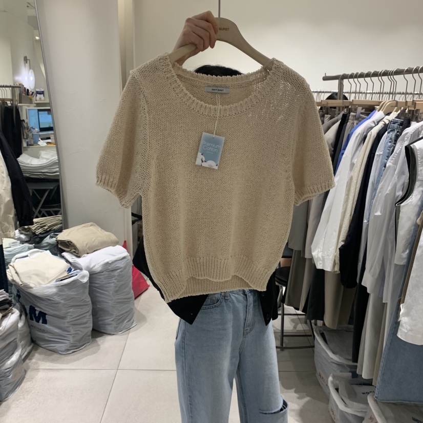 NAVYBURST直郵韓國代購㊣女裝新品時尚休閑熱賣25春夏針織衫NAVY BURST針織衫圖色2