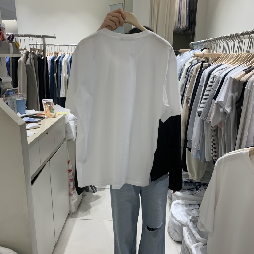 NAVYBURST直郵韓國代購㊣女裝新品熱賣25春夏時尚推薦休閑T恤NAVY BURSTT恤