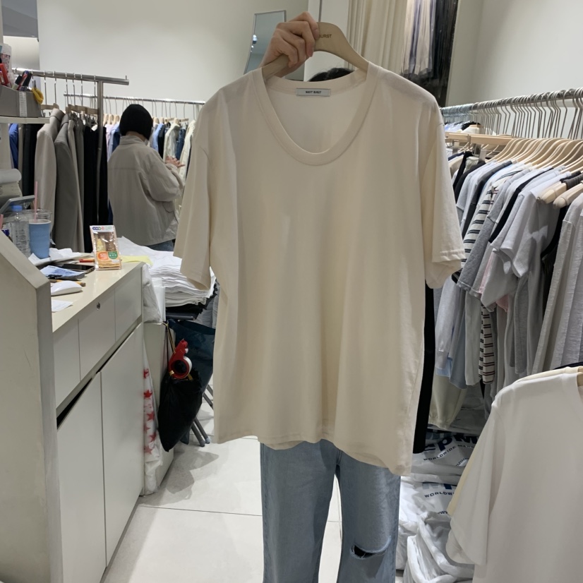 NAVYBURST直郵韓國代購㊣女裝新品熱賣25春夏時尚推薦休閑T恤NAVY BURSTT恤圖色3