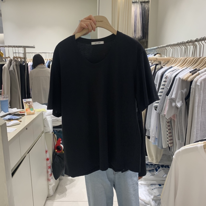 NAVYBURST直郵韓國代購㊣女裝新品熱賣25春夏時尚推薦休閑T恤NAVY BURSTT恤圖色5