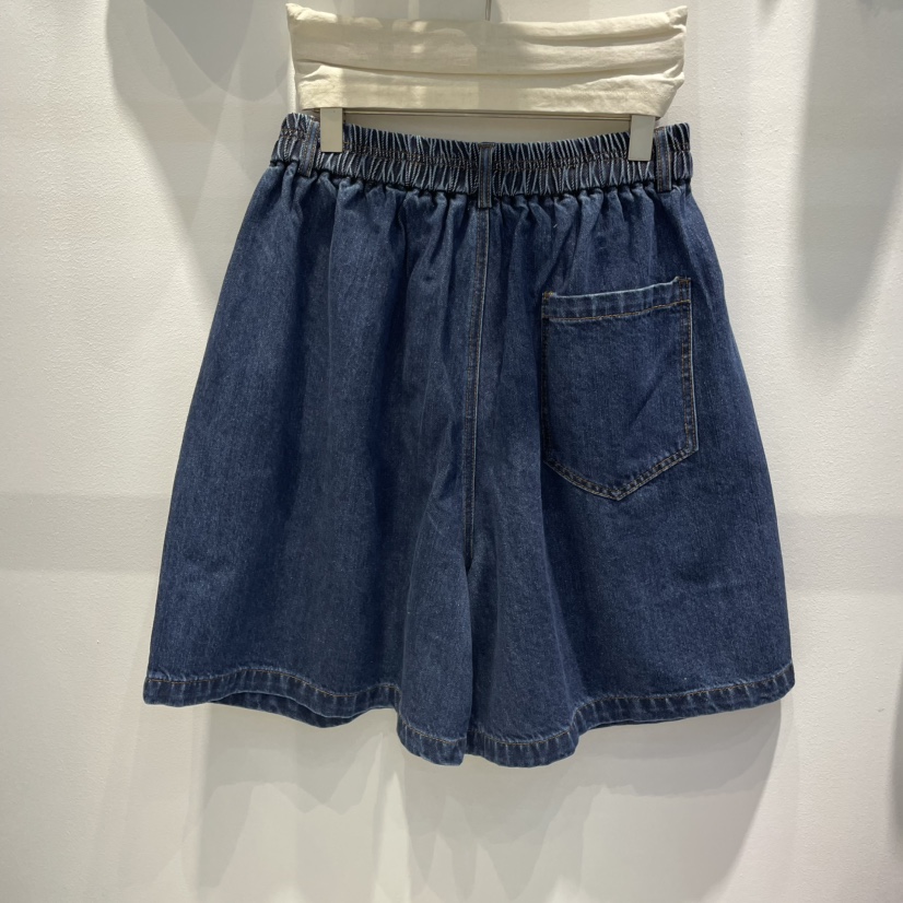 WASHBLUE韓國直郵㊣東大門實拍女裝新款25春夏休閑短褲綁帶WASHBLUE短褲