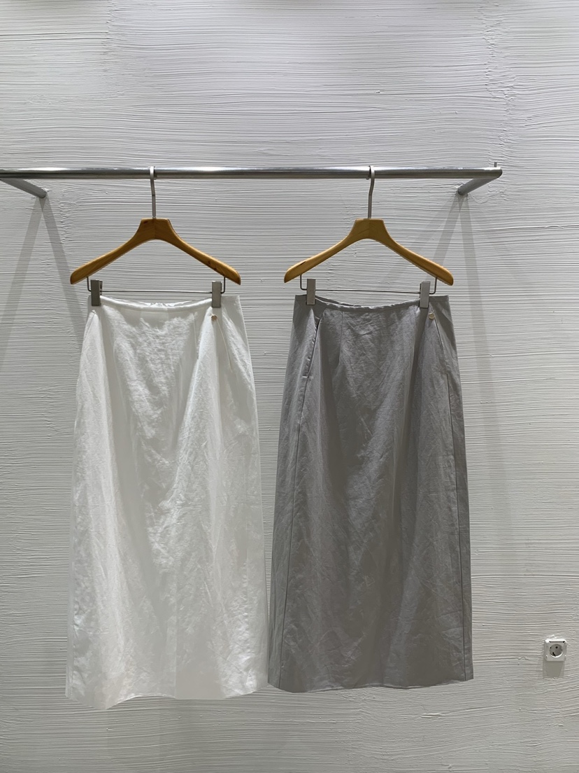 LUCY SALON韓國㊣直郵東大門代購女裝新品推薦長裙亞麻長款LUCY SALON長裙