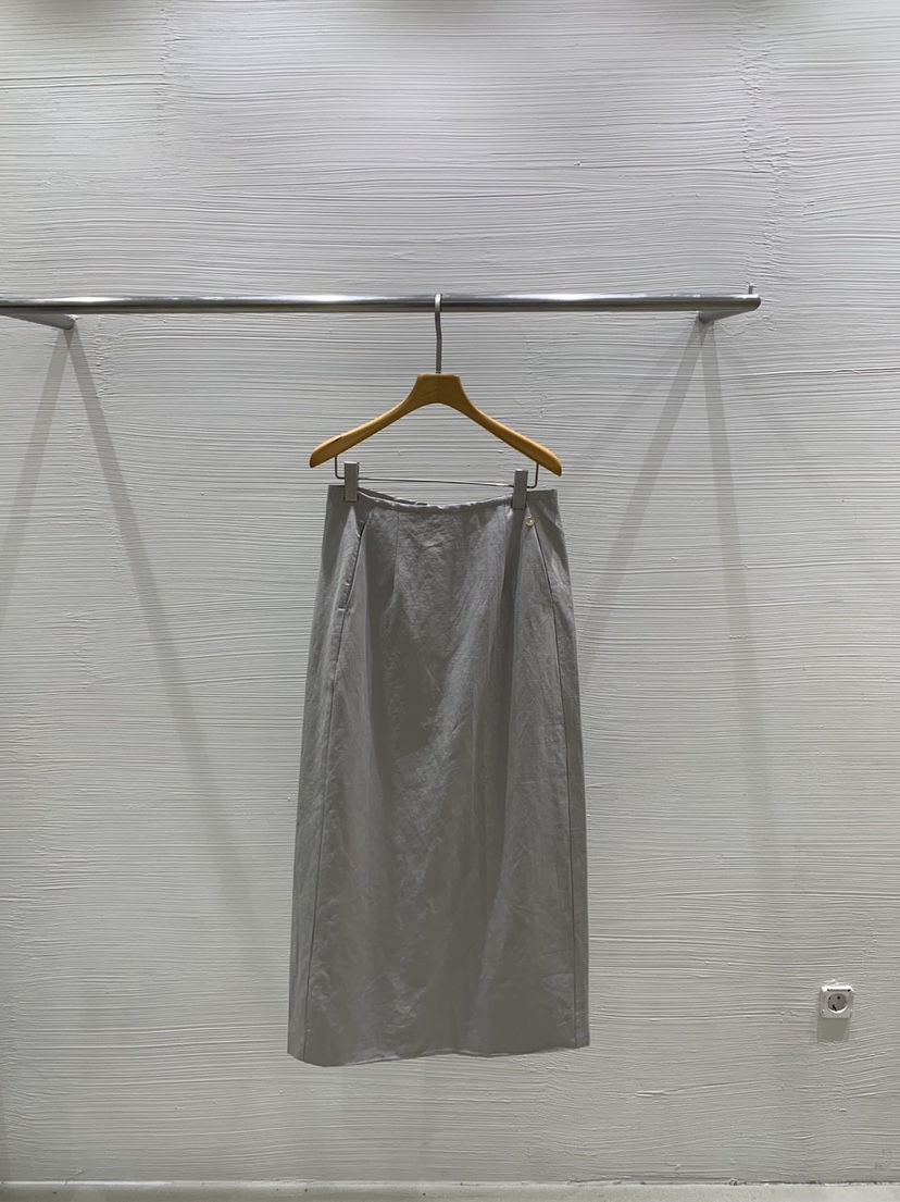LUCY SALON韓國㊣直郵東大門代購女裝新品推薦長裙亞麻長款LUCY SALON長裙圖色2