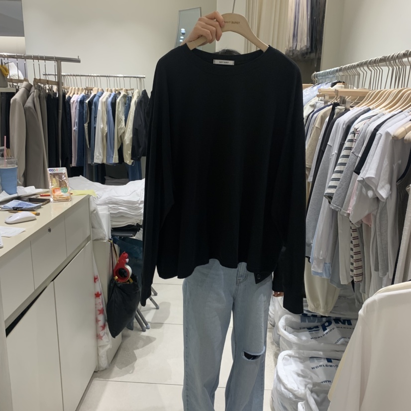 NAVYBURST韓國㊣直郵東大門代購女裝新品人氣25春夏長袖T恤NAVY BURST長袖T恤圖色4