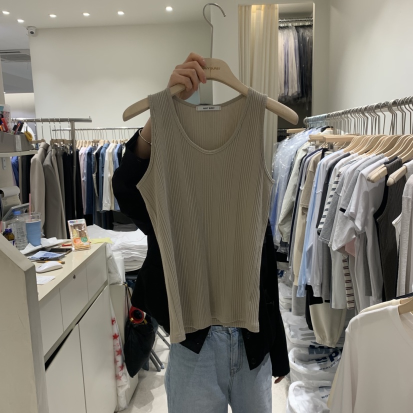 NAVYBURST韓國直郵㊣東大門實拍女裝新品休閑25春夏吊帶背心NAVY BURST吊帶/背心圖色2