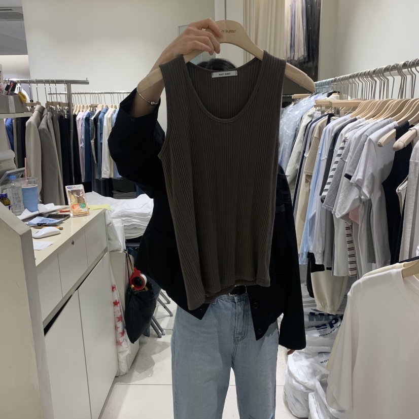 NAVYBURST韓國直郵㊣東大門實拍女裝新品休閑25春夏吊帶背心NAVY BURST吊帶/背心圖色3