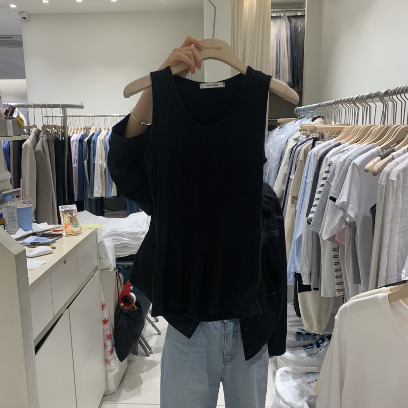 NAVYBURST韓國直郵㊣東大門實拍女裝新品休閑25春夏吊帶背心NAVY BURST吊帶/背心圖色4