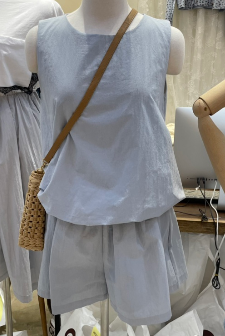HOLYBANANA韓國㊣直郵東大門代購女裝新品休閑熱賣人氣套裝groovy.H/HOLYBANANA套裝圖色1
