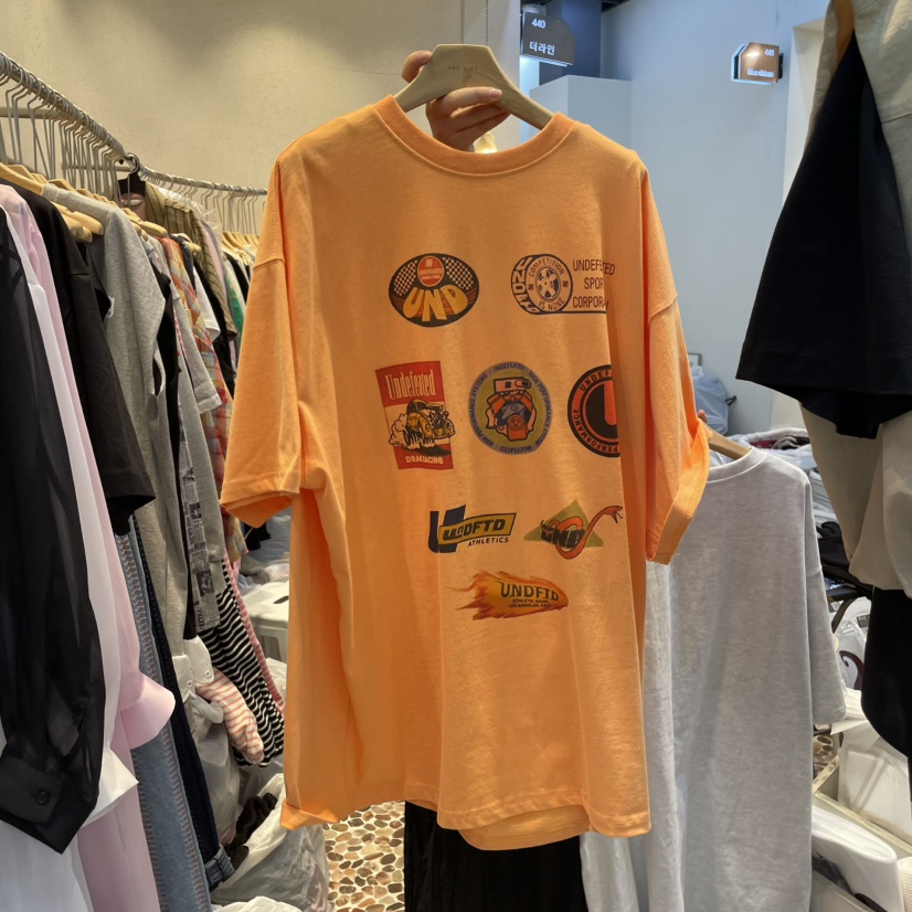 THE LINE-Q韓國直郵㊣東大門實拍女裝新品25春夏推薦休閑T恤THE LINE-qT恤圖色2