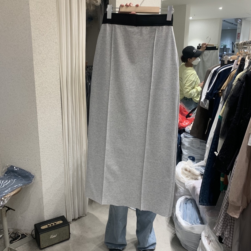 SSEMIENNE直郵韓國代購㊣女裝新款熱賣25春夏人氣半身裙中短裙SSEMIENNE半身裙/中短裙