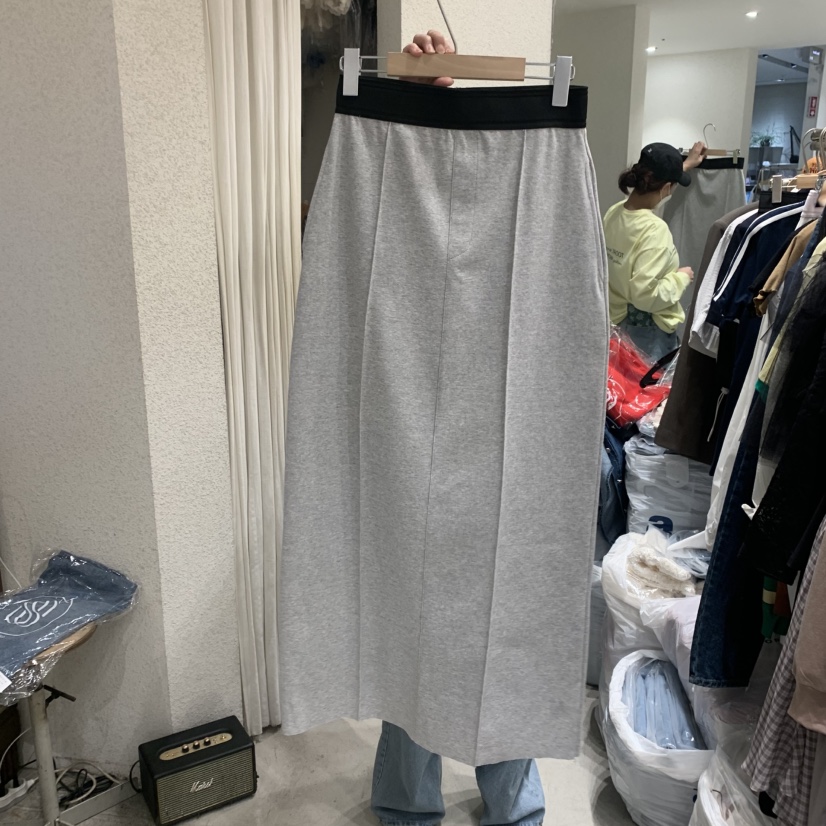 SSEMIENNE直郵韓國代購㊣女裝新款熱賣25春夏人氣半身裙中短裙SSEMIENNE半身裙/中短裙