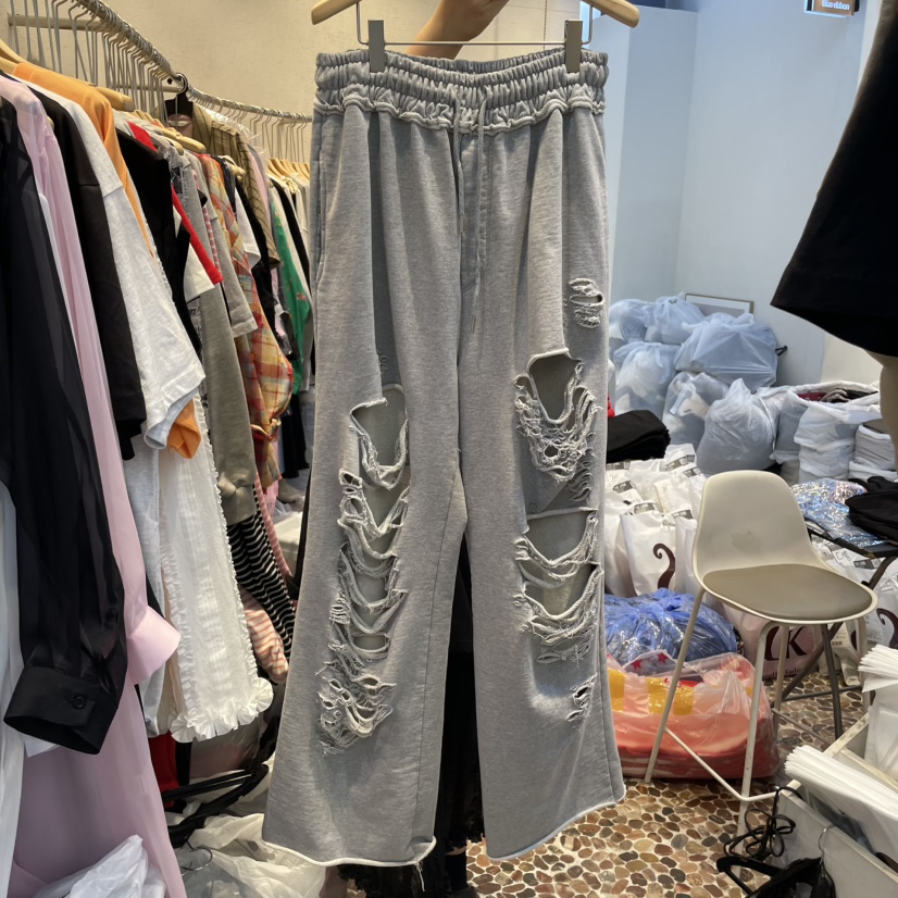 THE LINE-Q直郵韓國代購㊣女裝新款休閑25春夏時尚休閑褲THE LINE-q休閑褲圖色1