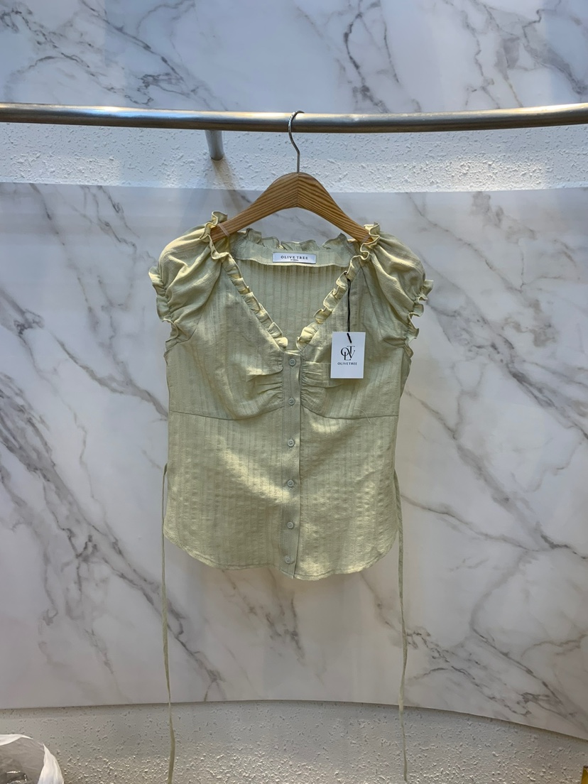 OLIVE TrEE韓國直郵㊣女裝新款推薦人氣休閑時尚襯衫蕾絲衫OLIVE TrEE襯衫/蕾絲衫圖色2