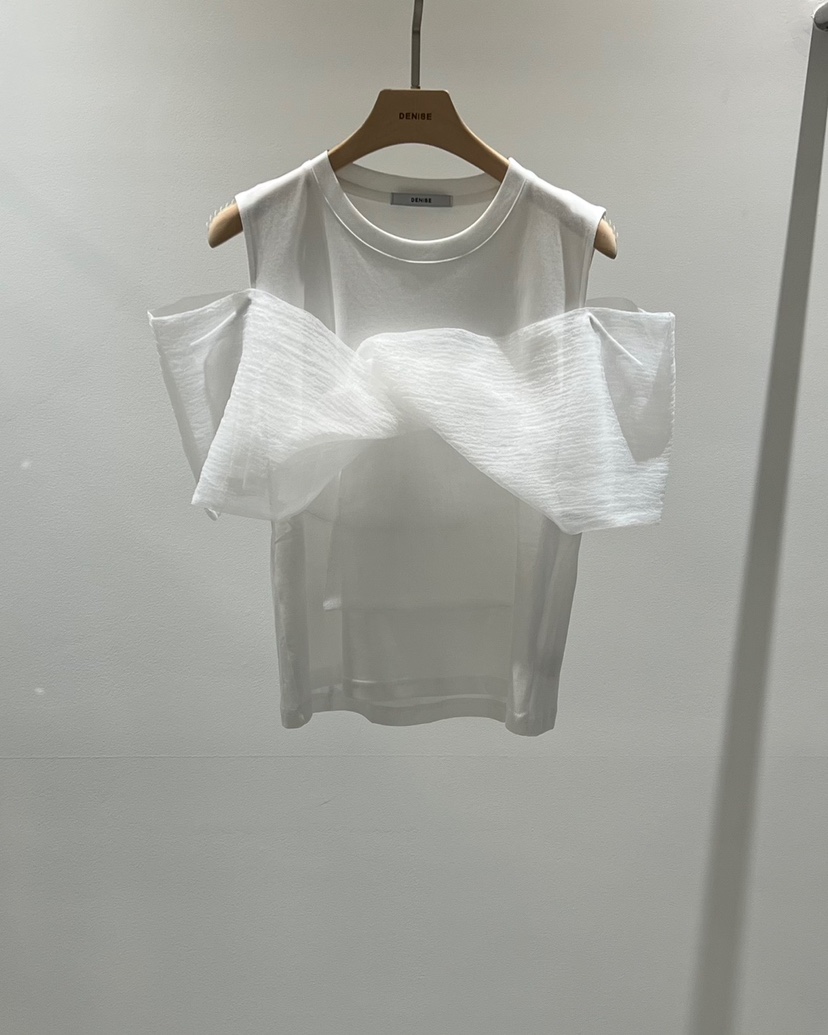 DENISE韓國直郵㊣女裝新款時尚休閑25春夏熱賣推薦人氣T恤DENISET恤圖色1