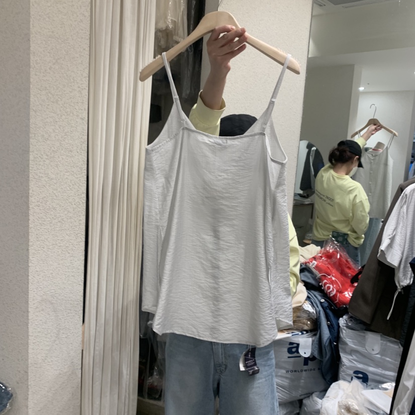 SSEMIENNE韓國㊣直郵東大門代購女裝新品人氣時尚吊帶背心緊身SSEMIENNE吊帶/背心