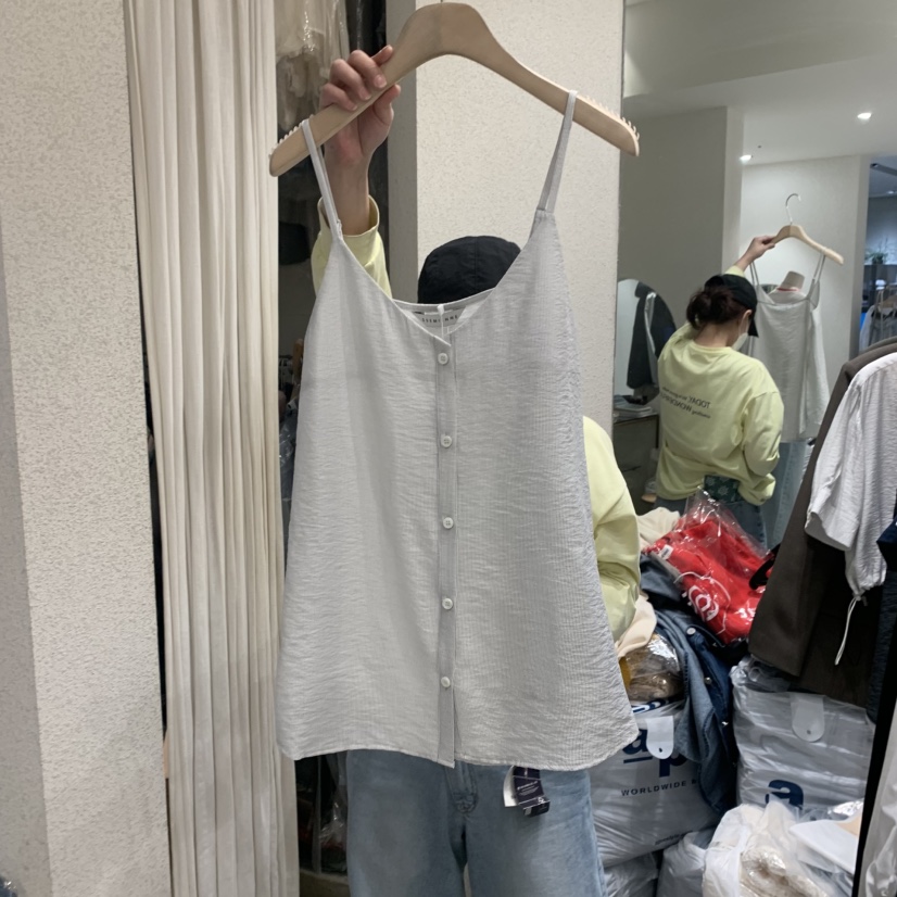 SSEMIENNE韓國㊣直郵東大門代購女裝新品人氣時尚吊帶背心緊身SSEMIENNE吊帶/背心圖色1