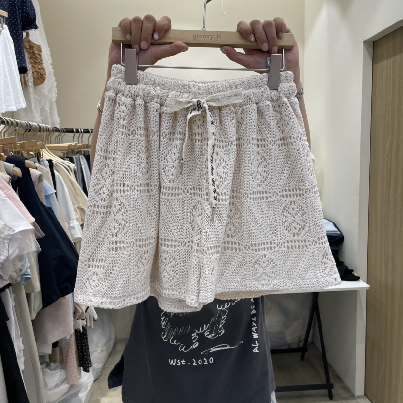 HOLYBANANA韓國直郵㊣東大門實拍女裝新品休閑時尚25春夏短褲groovy.H/HOLYBANANA短褲