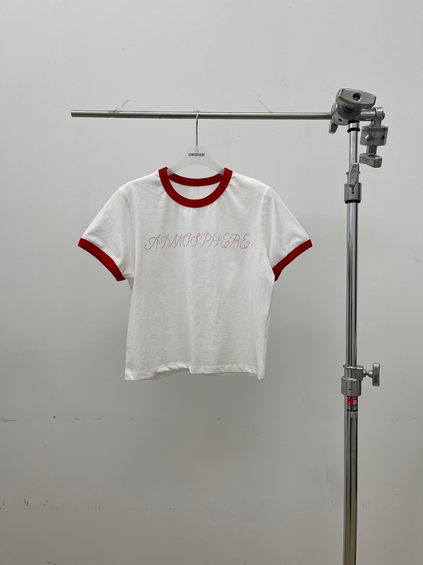 ATMOSPHERE直郵韓國代購㊣女裝新品推薦熱賣25春夏時尚人氣T恤ATMOSPHERE/BLINGT恤圖色1