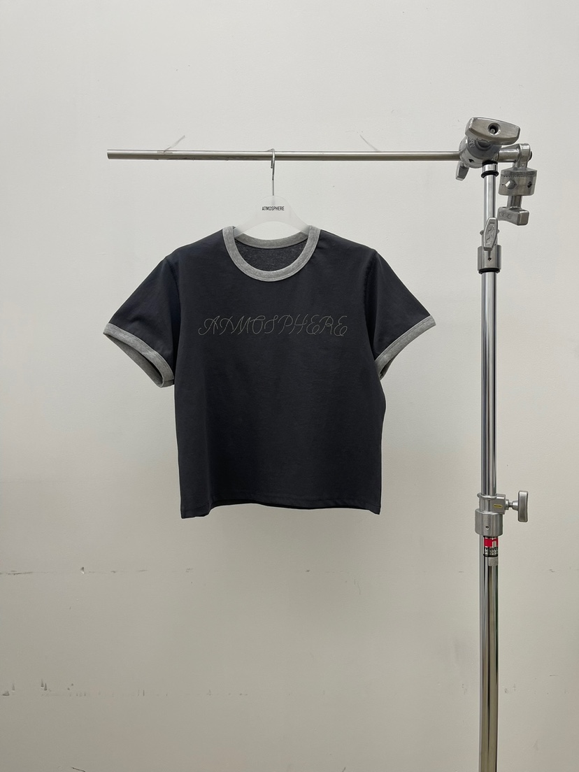 ATMOSPHERE直郵韓國代購㊣女裝新品推薦熱賣25春夏時尚人氣T恤ATMOSPHERE/BLINGT恤圖色3