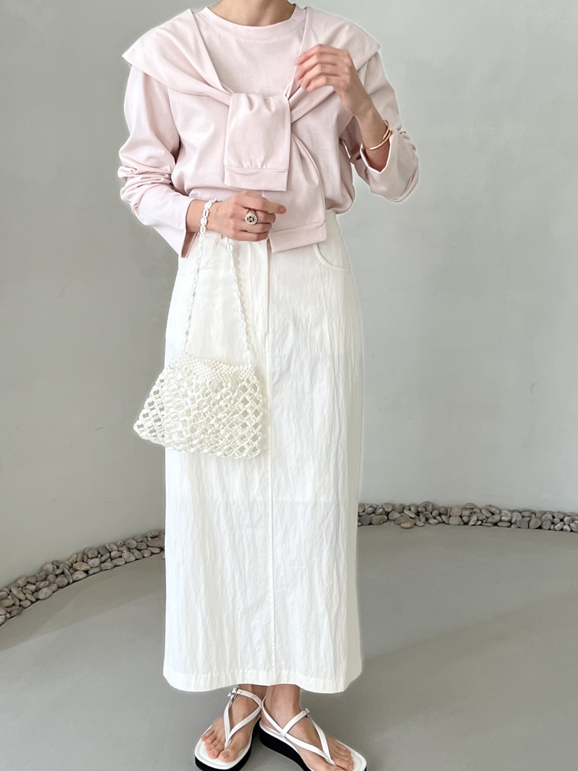 DEMAR直郵韓國代購㊣女裝新款人氣25春夏時尚熱賣推薦休閑長裙DEMAR長裙