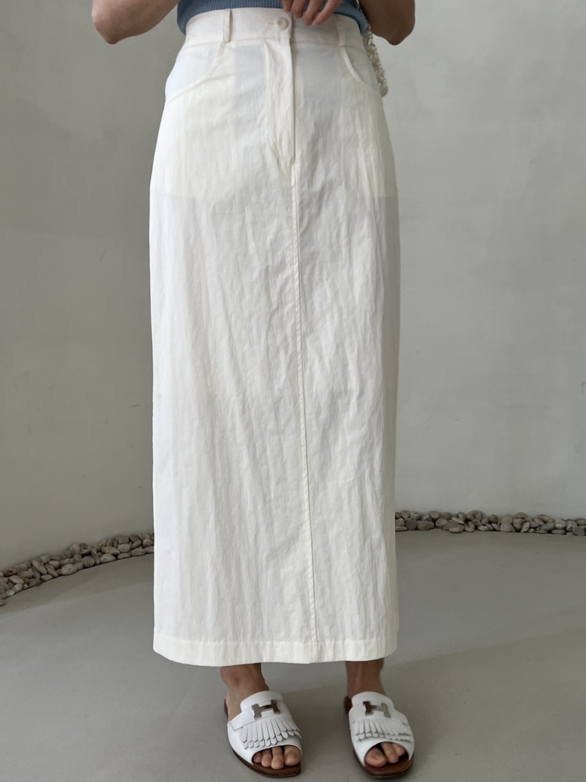 DEMAR直郵韓國代購㊣女裝新款人氣25春夏時尚熱賣推薦休閑長裙DEMAR長裙圖色1