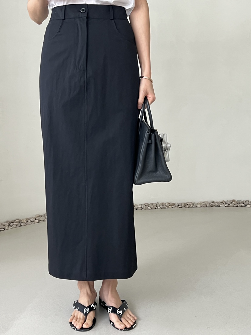 DEMAR直郵韓國代購㊣女裝新款人氣25春夏時尚熱賣推薦休閑長裙DEMAR長裙圖色2