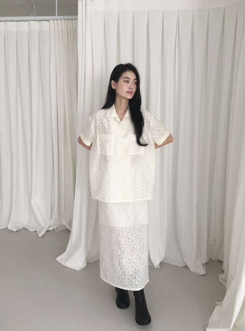 ORDINARYA韓國㊣直郵東大門代購女裝新品25春夏推薦時尚長裙ROESMMOSS長裙