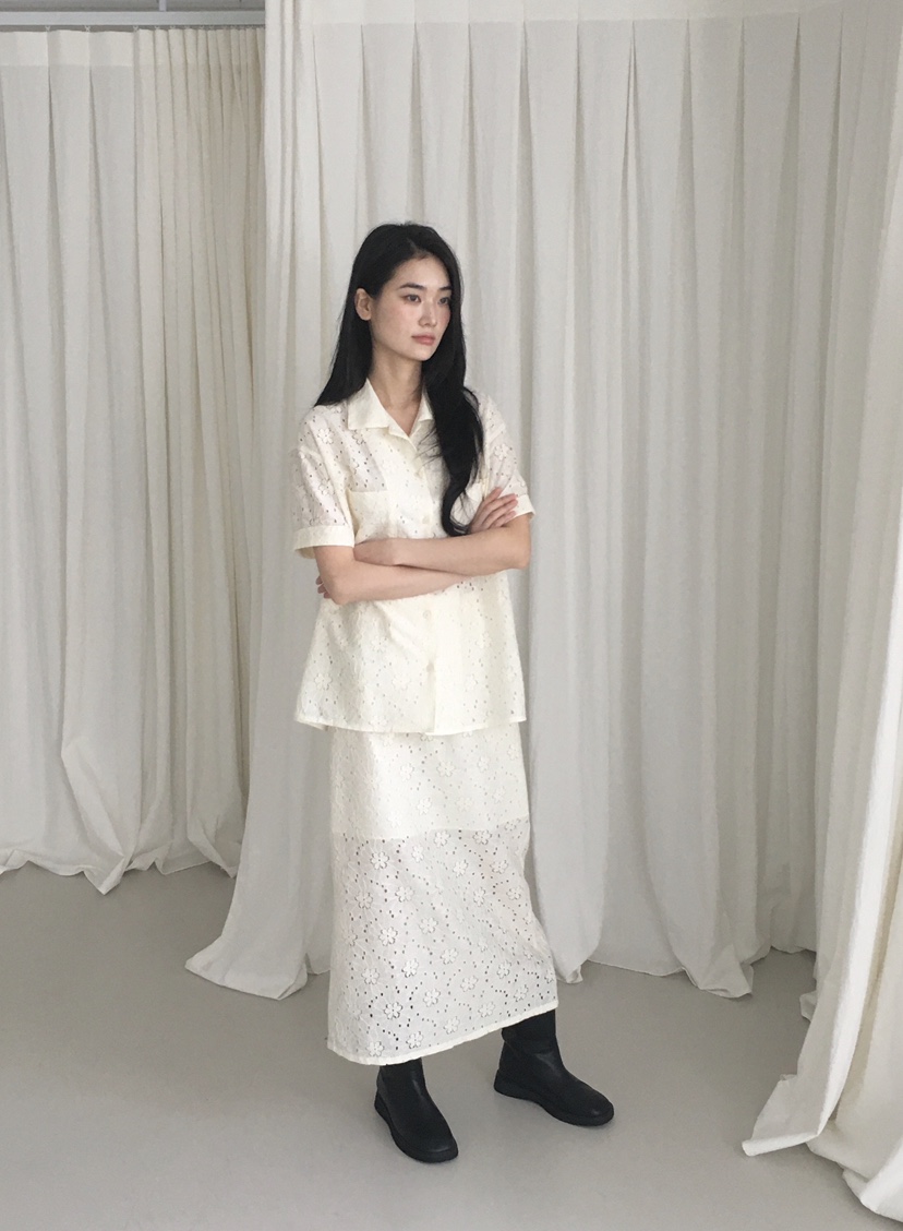 ORDINARYA韓國㊣直郵東大門代購女裝新品25春夏推薦時尚長裙ROESMMOSS長裙
