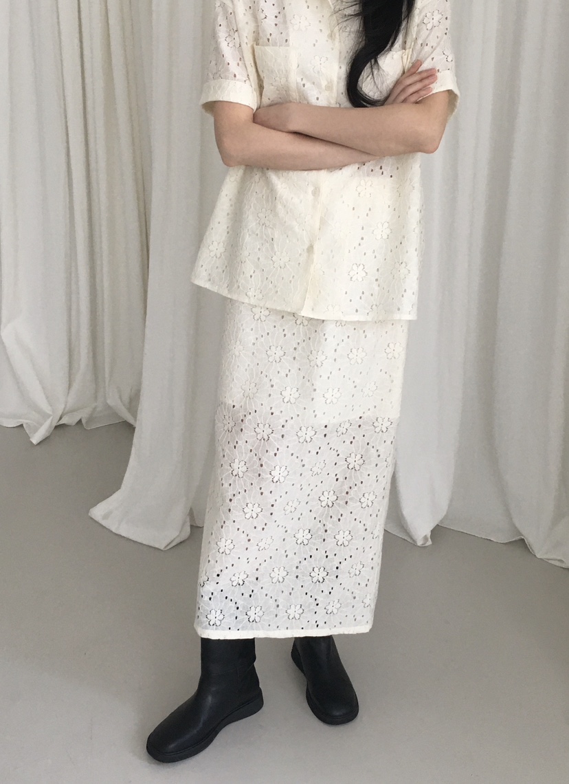 ORDINARYA韓國㊣直郵東大門代購女裝新品25春夏推薦時尚長裙ROESMMOSS長裙