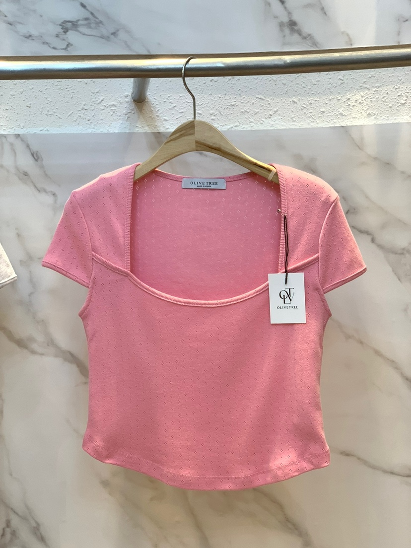 OLIVE TrEE韓國直郵㊣東大門實拍女裝新品25春夏推薦人氣T恤OLIVE TrEET恤圖色3