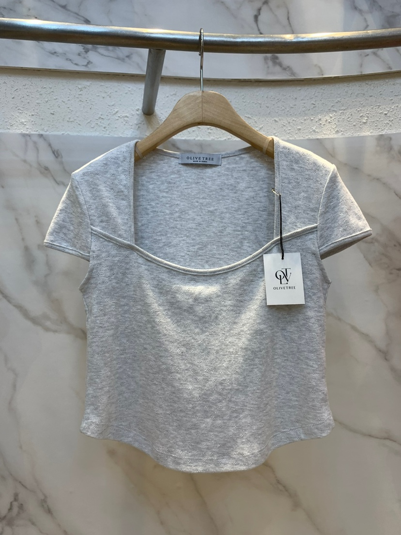 OLIVE TrEE韓國直郵㊣東大門實拍女裝新品25春夏推薦人氣T恤OLIVE TrEET恤圖色4