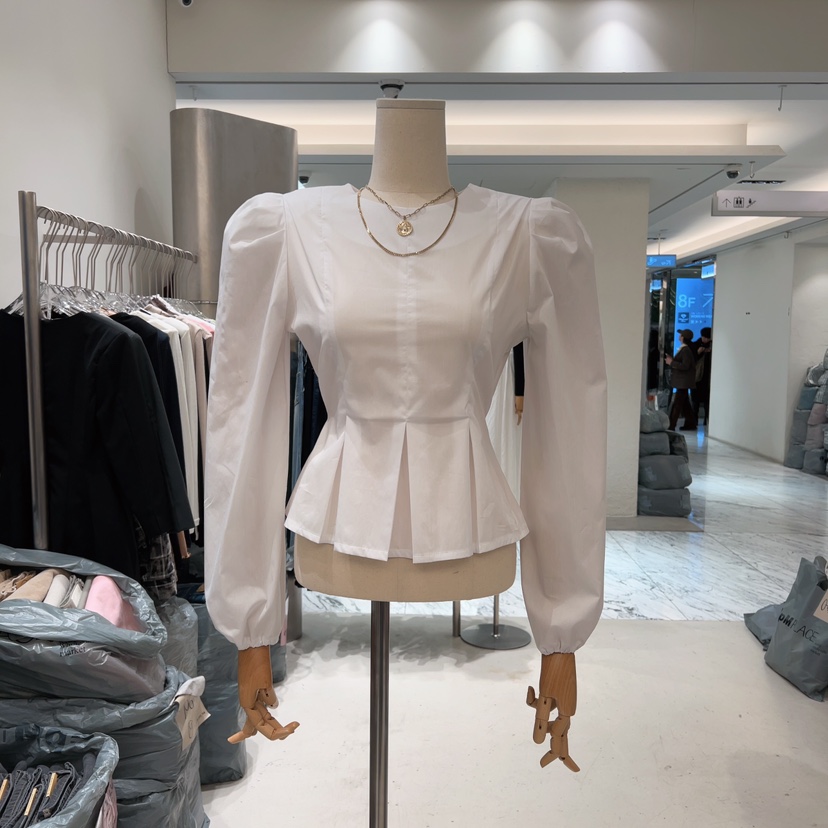 MAGNOLIA36-P韓國㊣直郵東大門代購女裝新品時尚襯衫蕾絲衫MAGNOLIA36-P襯衫/蕾絲衫